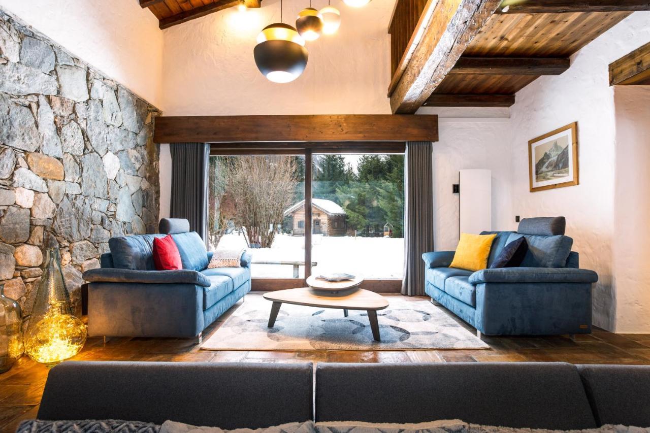 Chalet Les Praz - 280Sqm - Sauna Cinema Fitness - 5 Bedrooms In Heart Of Les Praz - By Cozee Rentals Шамоні Екстер'єр фото