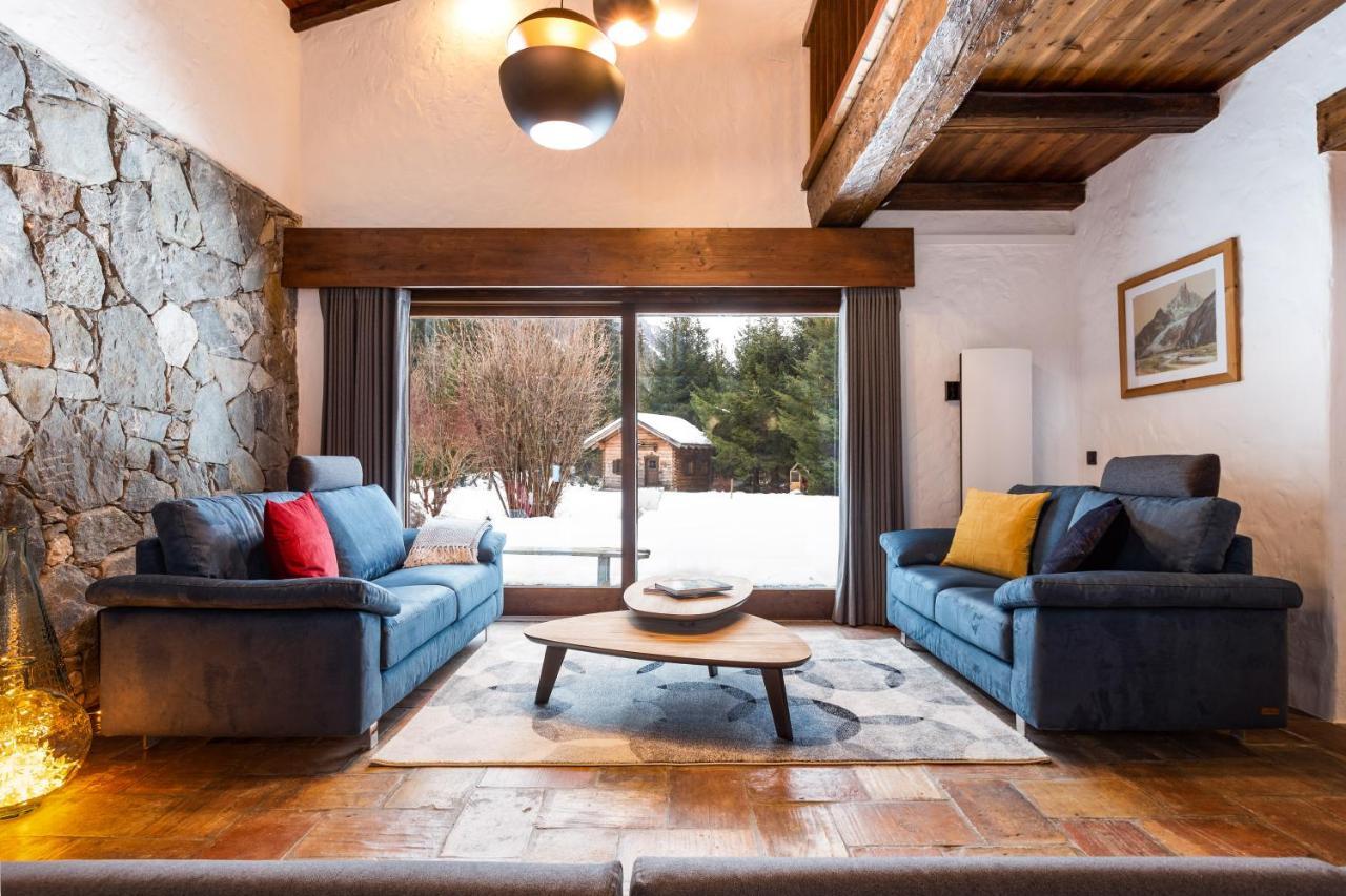 Chalet Les Praz - 280Sqm - Sauna Cinema Fitness - 5 Bedrooms In Heart Of Les Praz - By Cozee Rentals Шамоні Екстер'єр фото
