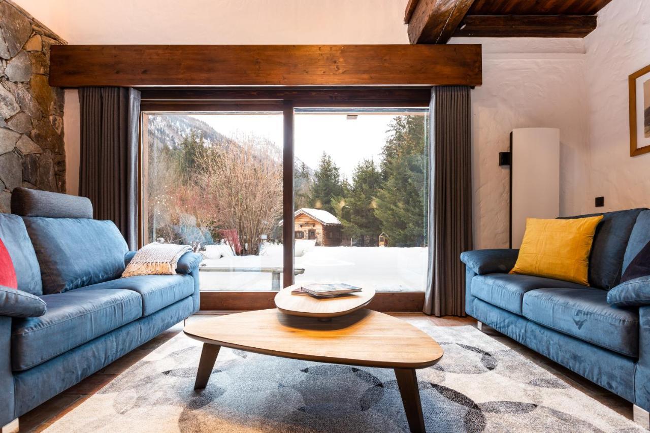 Chalet Les Praz - 280Sqm - Sauna Cinema Fitness - 5 Bedrooms In Heart Of Les Praz - By Cozee Rentals Шамоні Екстер'єр фото
