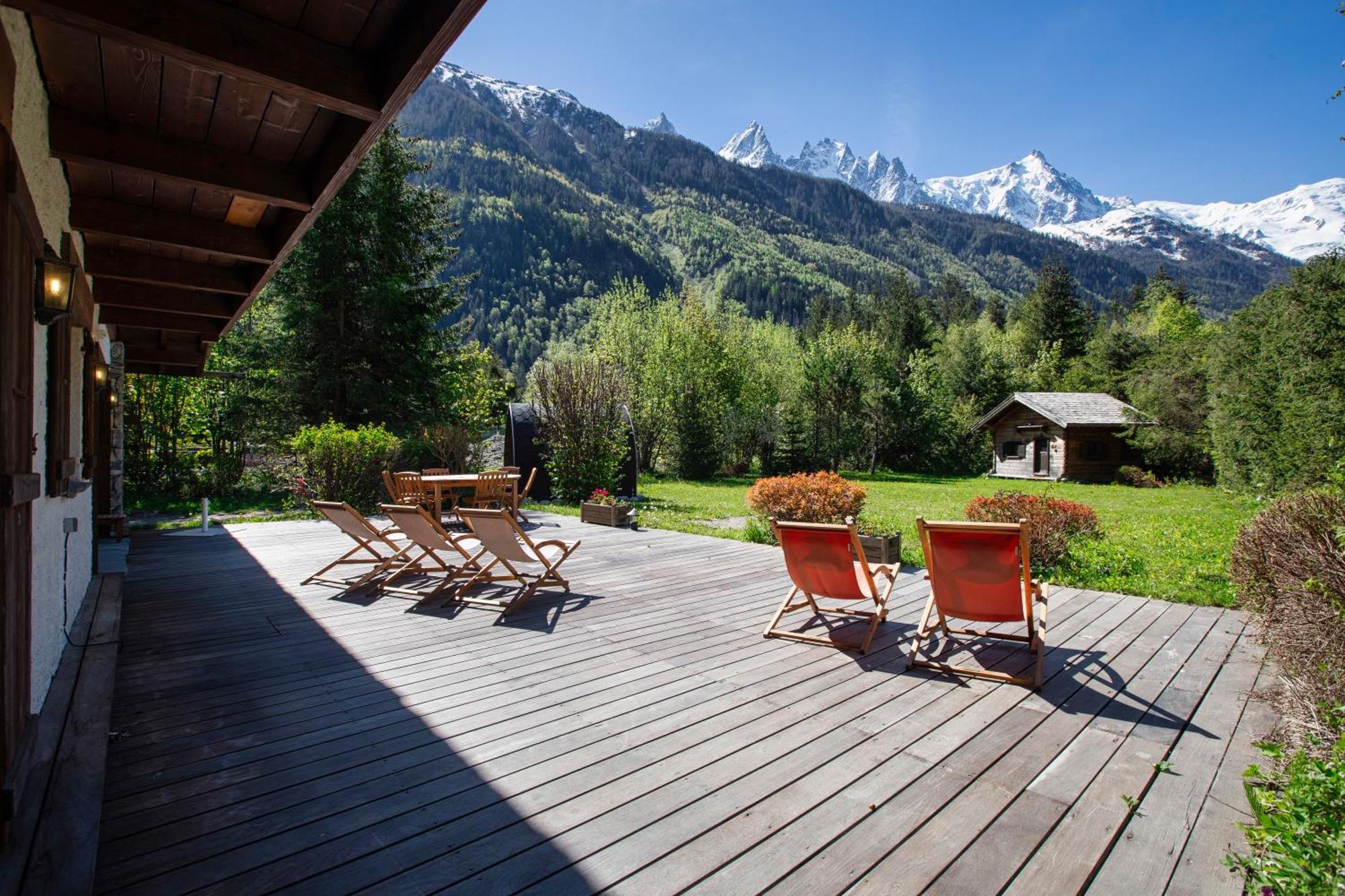Chalet Les Praz - 280Sqm - Sauna Cinema Fitness - 5 Bedrooms In Heart Of Les Praz - By Cozee Rentals Шамоні Екстер'єр фото